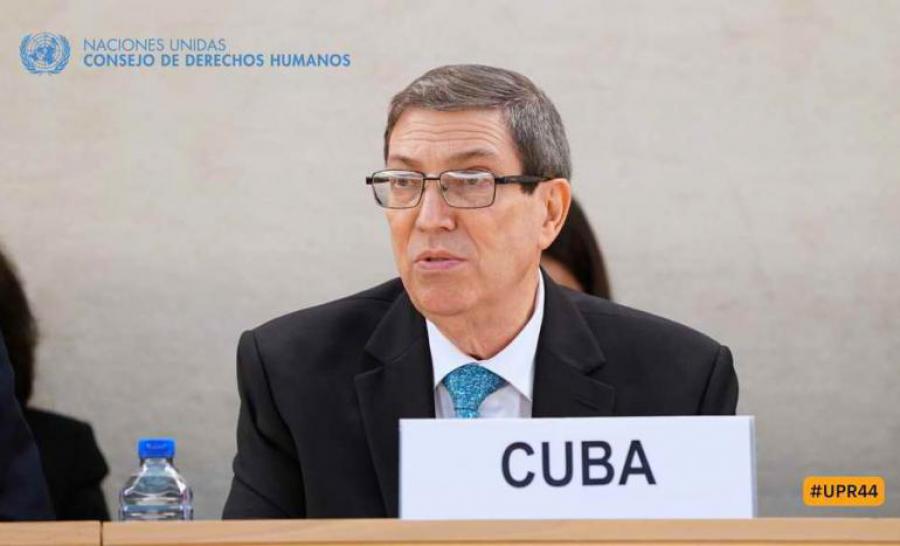 Statement by Bruno Rodríguez Parrilla, Minister of Foreign Affairs of the Republic of Cuba, at the presentation of the National Report of Cuba to the fourth cycle of the Universal Periodic Review of the Human Rights Council. Geneva, November 15, 2023.