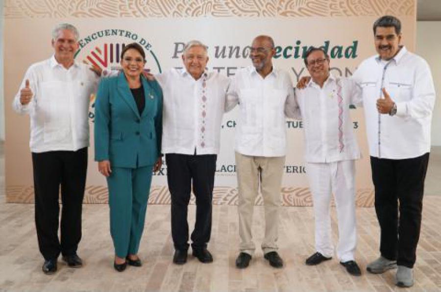 "Encuentro de Palenque: por una vecindad fraterna y con bienestar".