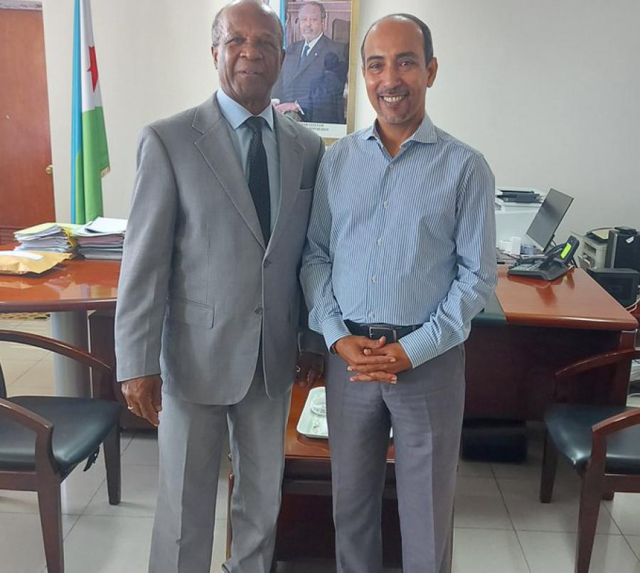 Le ministre des Affaires étrangères par intérim de Djibouti a reçu l'ambassadeur de Cuba