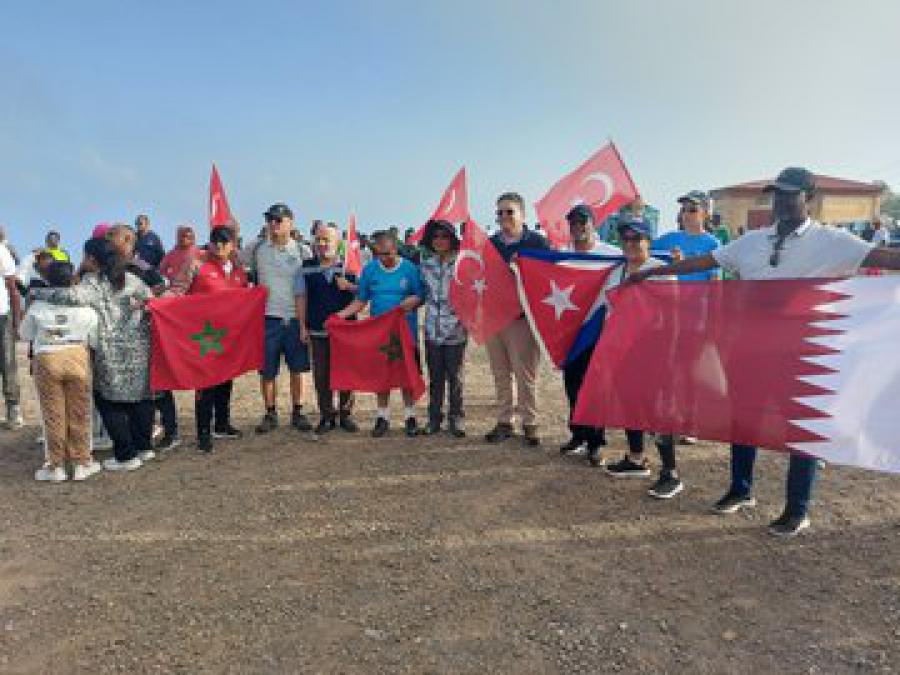 L’Ambassadeur de Cuba à Djibouti participe à la marche pour la Palestine
