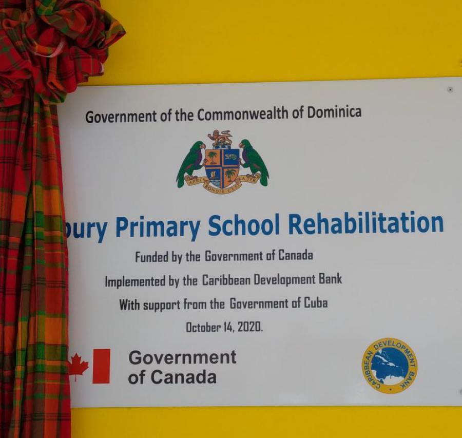 Agradece gobierno de Dominica cooperación de Cuba en acto de reapertura de importante escuela primaria