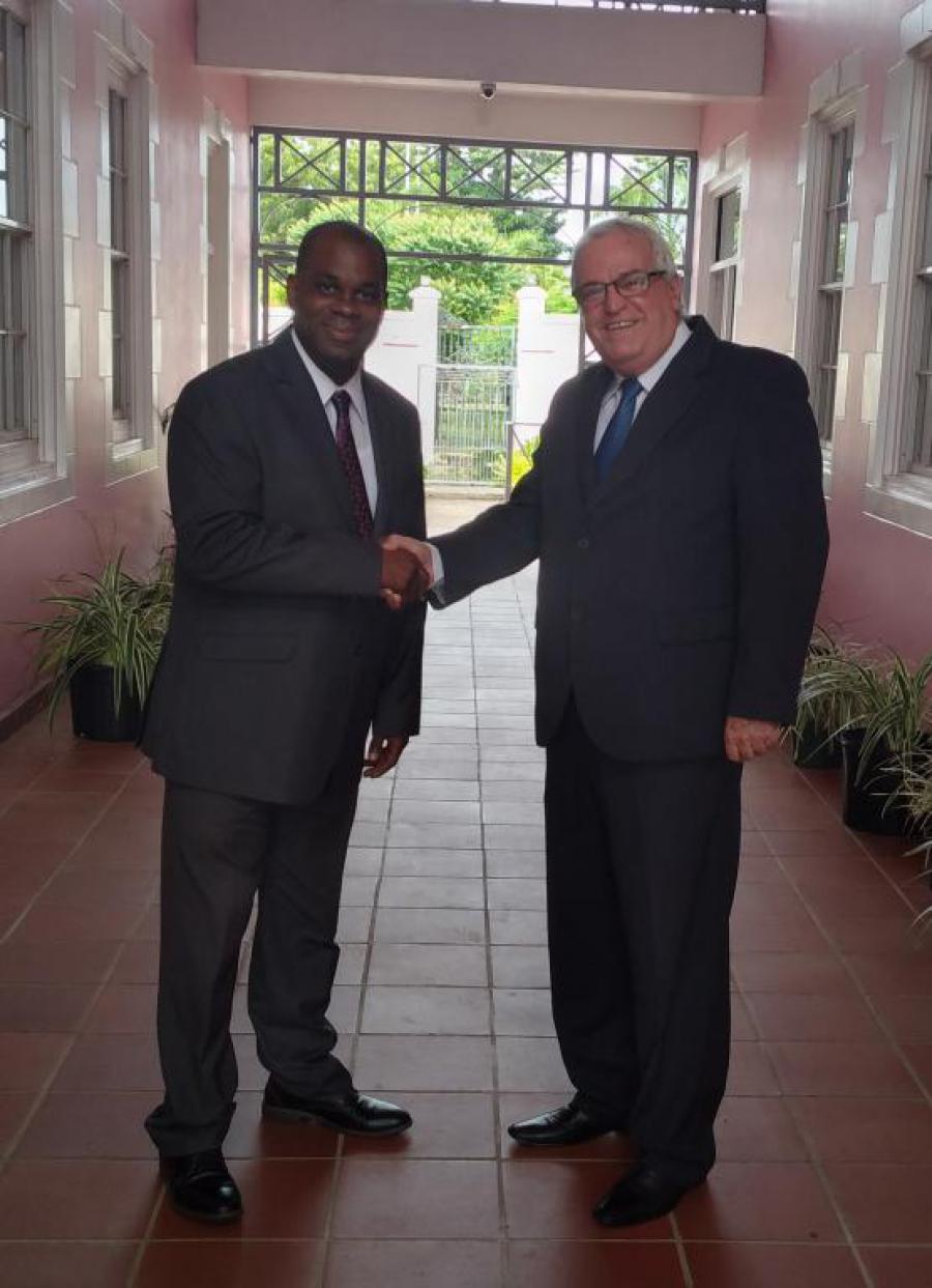 Condena Presidente de la Cámara de la Asamblea de Dominica bloqueo contra Cuba e inclusión en lista de EE.UU. de países terrorista.