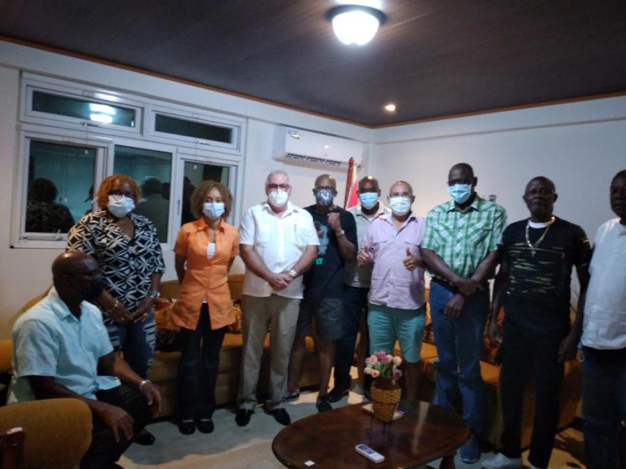 Asociación de amistad con Cuba en Dominica ratifica su solidaridad y condena al bloqueo