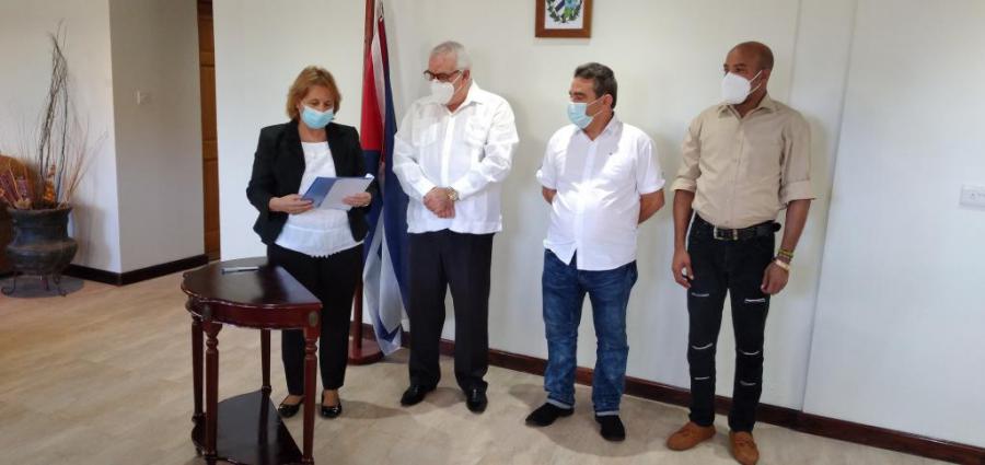 Constituida la Comisión Electoral de Circunscripción en la Embajada de Cuba en Dominica.