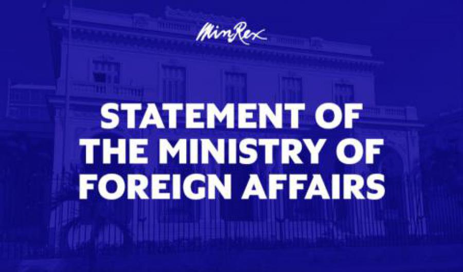 “One Limited Step in the Right Direction” Declaration of the Ministry of Foreign Affairs of the Republic of Cuba.