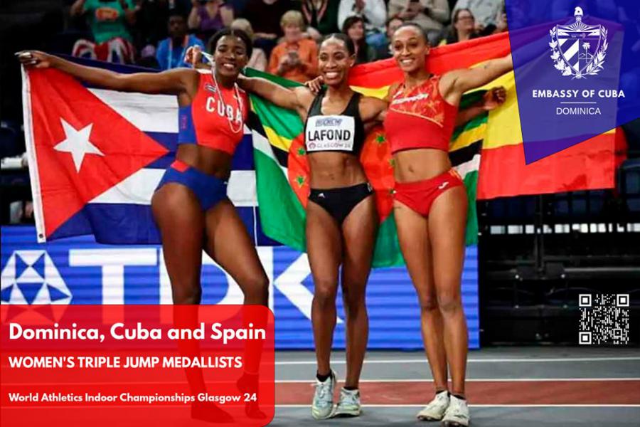 Thea LAFOND es la CAMPEONA DEL MUNDO. La primera de la historia de la Mancomunidad de DOMINICA