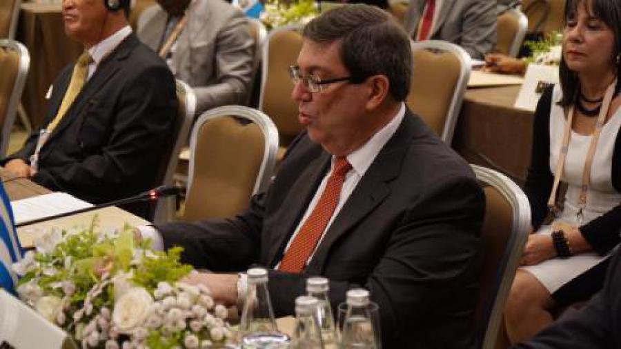 Intervención del ministro de Relaciones Exteriores de la República de Cuba, Bruno Rodríguez Parrilla, en Reunión Ministerial preparatoria de la XVIII Cumbre del MNOAL. Bakú, 23 de octubre de 2019.
