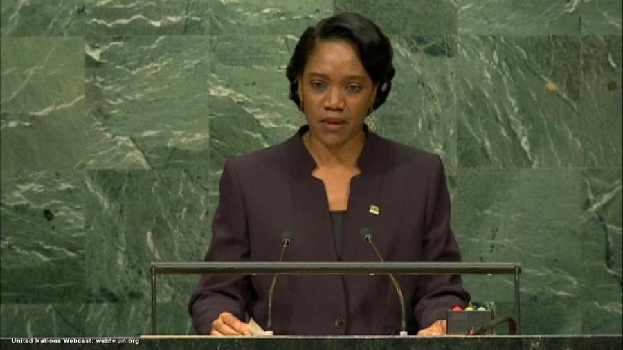 Chancellor of Dominica, Hon. Francine Barone.