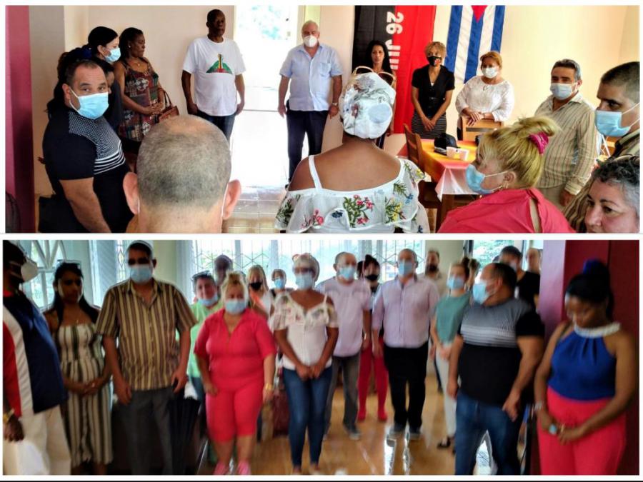 Cuban health collaborators in Dominica commemorate the 69th anniversary of the assault on the Moncada and Carlos Manuel de Cespedes barracks.