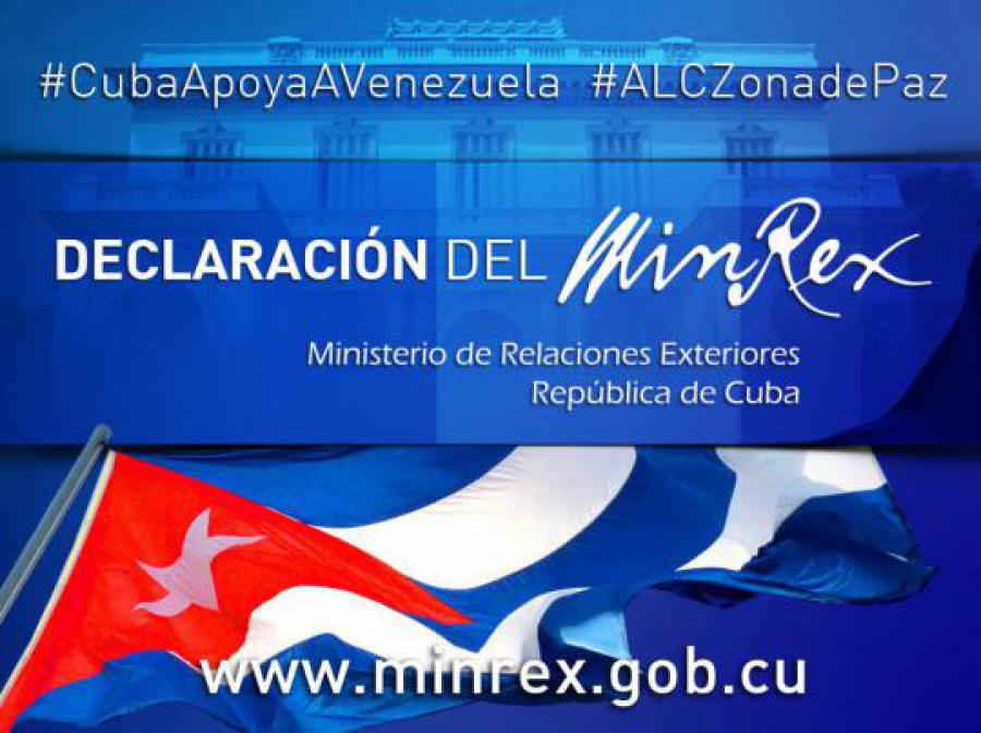 Declaracion del MINREX