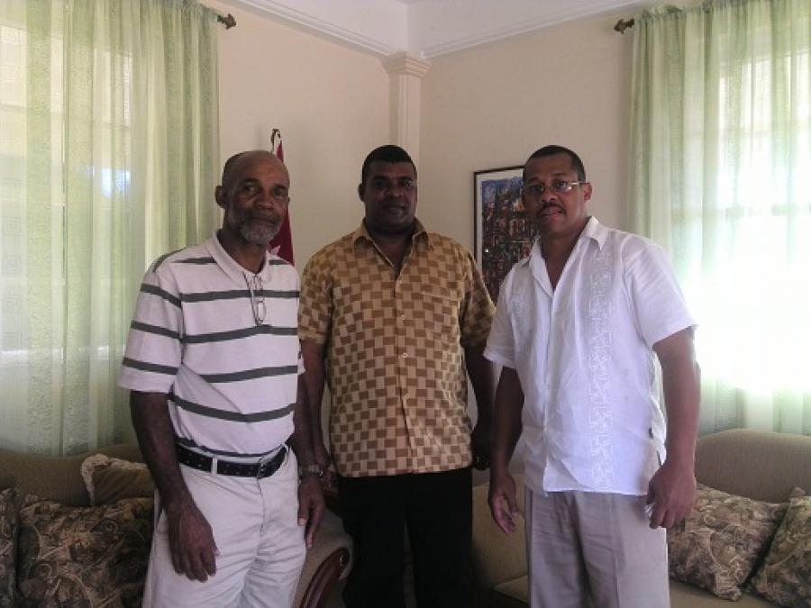 Cuban Ambassador meets with General Secretary of the Dominica Labor Party.