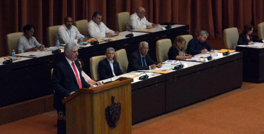 Discurso pronunciado por Miguel Mario Díaz-Canel Bermúdez, Presidente de la República de Cuba, en la clausura del IV Periodo Ordinario de Sesiones de la Asamblea Nacional del Poder Popular 