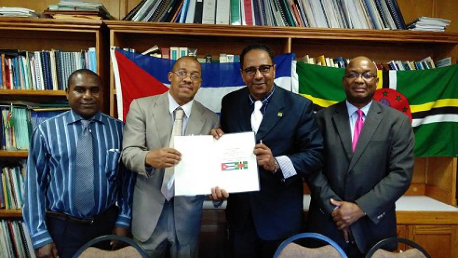 Cuba and Dominica renew Health Cooperation Agreement.