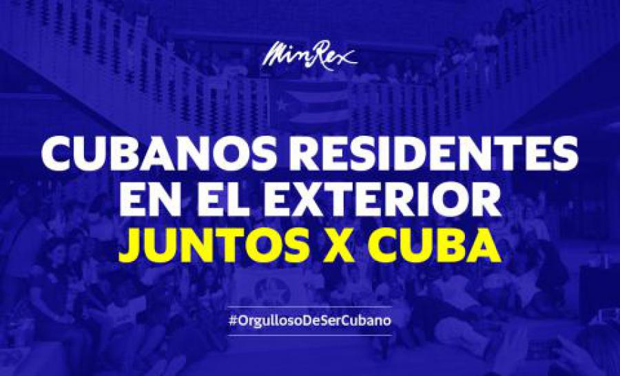 Cubanos residentes en el exterior denuncian bloqueo de Estados Unidos
