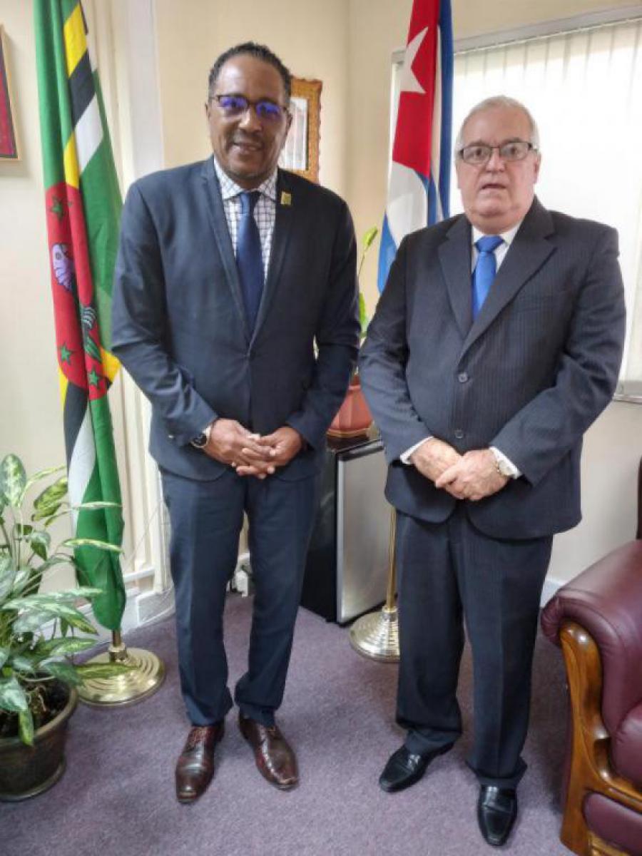 It marks 26 years of diplomatic relations between Cuba and Dominica.