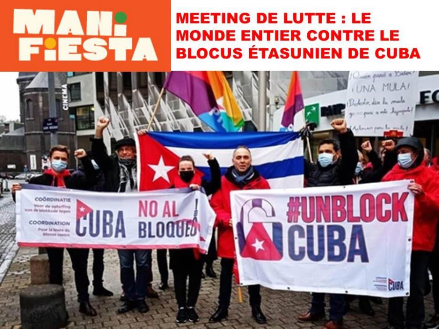Festival belga ManiFiesta acogerá denuncias del bloqueo a Cuba