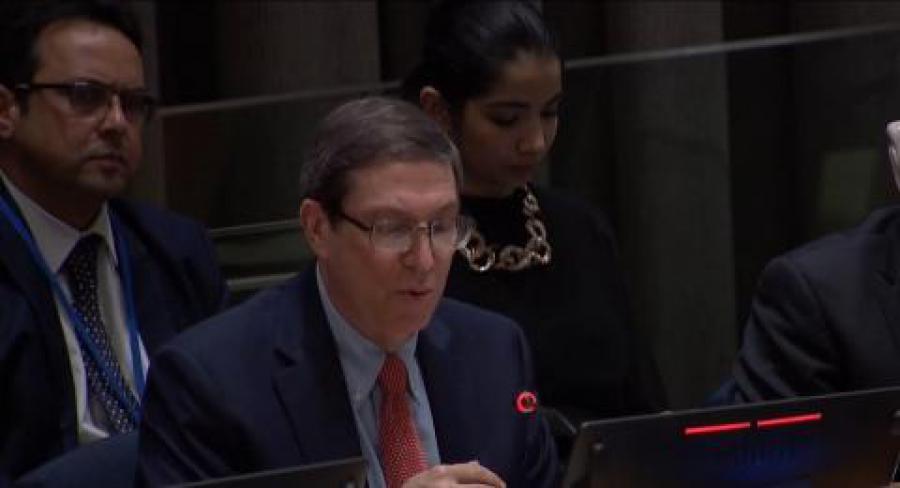 Intervención del ministro de Relaciones Exteriores de Cuba, Excmo Sr. Bruno Rodríguez Parrilla, en la Ceremonia de Traspaso de la Presidencia del G77 más China, 12 de enero de 2023 Intervención del ministro de Relaciones Exteriores de Cuba, Excmo Sr. Bruno Rodríguez Parrilla, en la Ceremonia de Traspaso de la Presidencia del G77 más China, 12 de enero de 2023