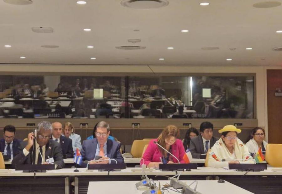 Intervención del ministro de Relaciones Exteriores de la República de Cuba, Bruno Rodríguez Parrilla, en Reunión de la Troika Ampliada CELAC – Unión Africana. Nueva York, 26 de septiembre de 2024