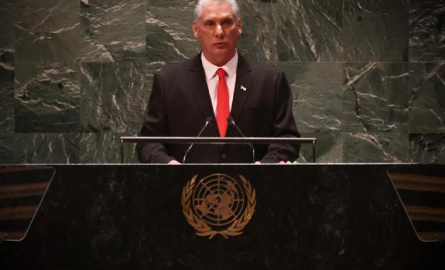 Discurso pronunciado por Miguel Mario Díaz-Canel Bermúdez, Primer Secretario del Comité Central del Partido Comunista de Cuba y Presidente de la República, en la Cumbre sobre los Objetivos de Desarrollo Sostenible