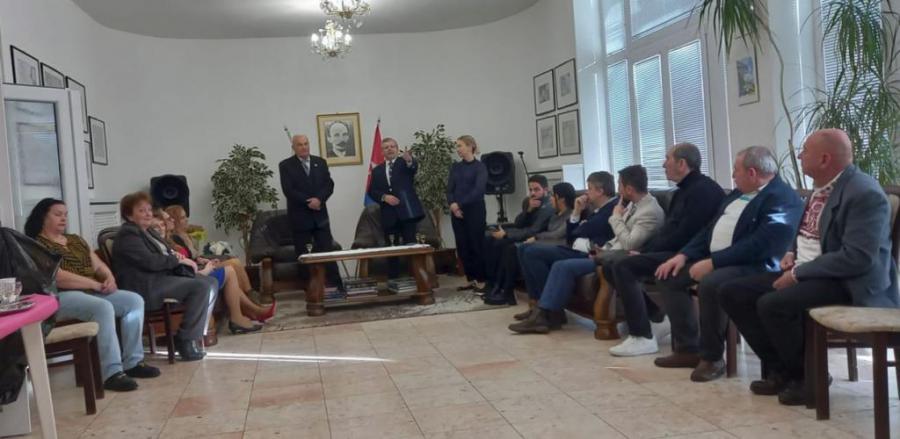 Encuentro con la Asociación de cooperación y solidaridad eslovaco-cubana "José Martí"