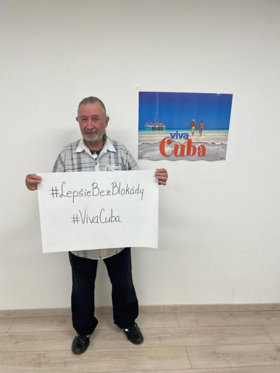 La Asociación de Amigos de Cuba en Eslovaquia se une a la iniciativa “Tsunami contra el bloqueo a Cuba y contra el imperialismo”, del canal de YouTube Europa por Cuba.