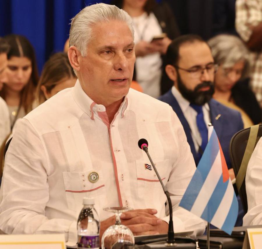 Intervención del Presidente de la República de Cuba, Miguel Díaz-Canel Bermúdez en la ceremonia de conmemoración del décimo aniversario de la firma de la Proclama de América Latina y el Caribe como Zona de Paz. VIII Cumbre de la Comunidad de Estados Latinoamericanos y Caribeños (CELAC). San Vicente y las Granadinas, 1 de marzo de 2024.