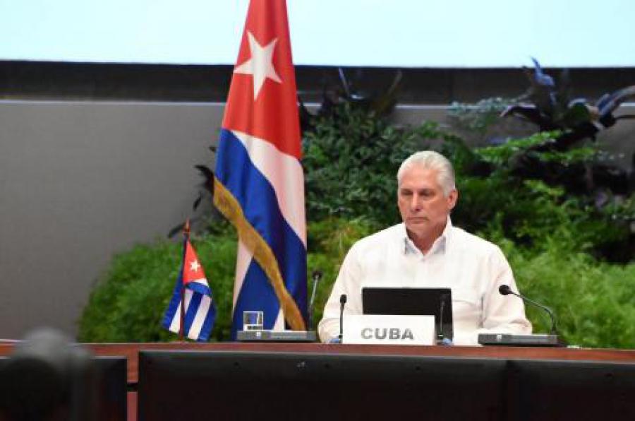Intervención del presidente de la República de Cuba, Miguel Díaz-Canel Bermúdez, en la Cumbre Extraordinaria de Jefes de Estado y Gobierno de la CELAC, para examinar la irrupción en la Misión Diplomática de México en Ecuador