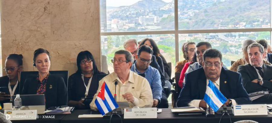 Discurso pronunciado por el ministro de Relaciones Exteriores de la República de Cuba, Bruno Rodríguez Parrilla, en la Reunión Ministerial de la IX Cumbre de la Comunidad de Estados Latinoamericanos y Caribeños (CELAC). Honduras, 8 de abril de 2025.
