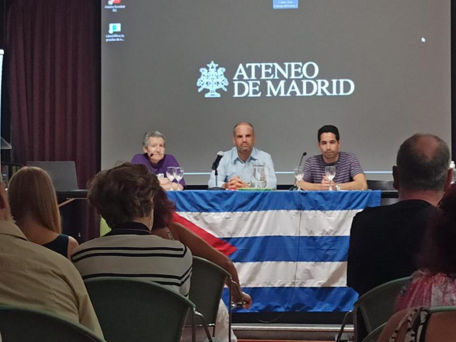 Presenta el “Colectivo 26 de julio” segunda parte del documental “Cuba: una odisea africana”, en el Ateneo de Madrid