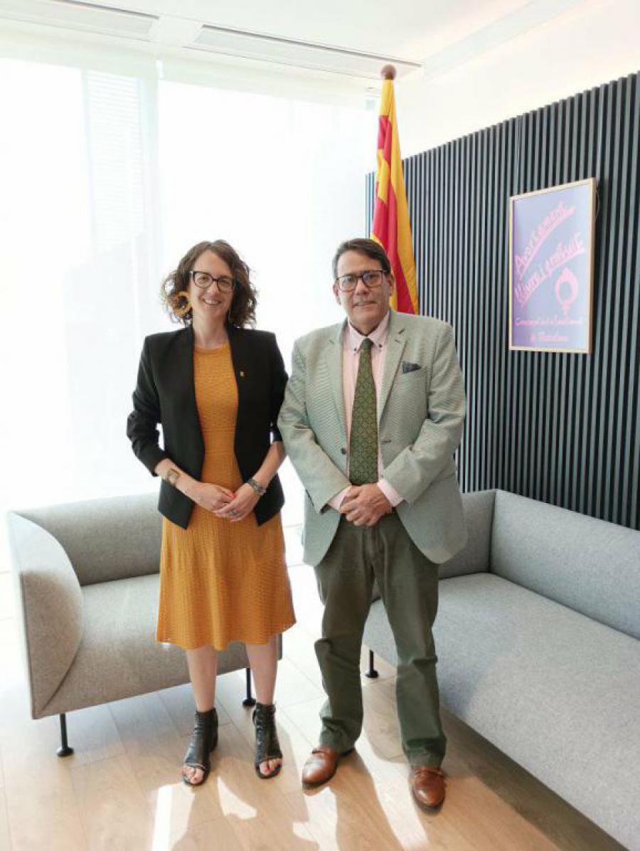 Cónsul General de Cuba en Barcelona es recibido por la Consejera de Igualdad y Feminismo de la Generalidad de Cataluña Cónsul General de Cuba en Barcelona es recibido por la Consejera de Igualdad y Feminismo de la Generalidad de Cataluña
