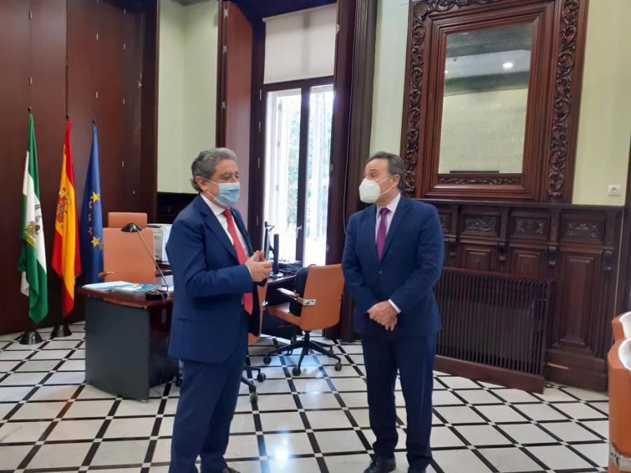 Visita la comunidad de Andalucía el Embajador de Cuba en España Visita la comunidad de Andalucía el Embajador de Cuba en España