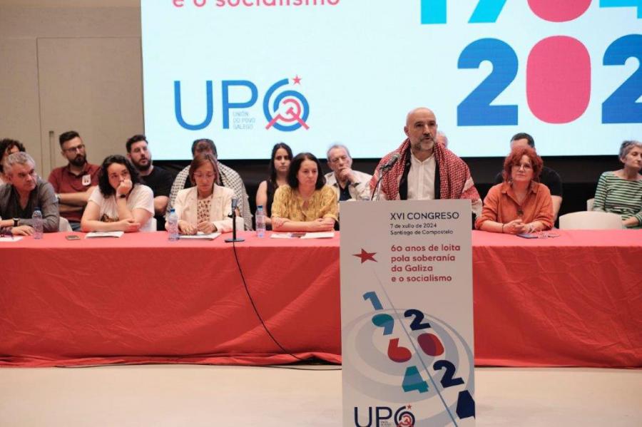 Asiste la Cónsul General de Cuba en Santiago de Compostela a la clausura del XVI Congreso de la Unión del Pueblo Gallego, UPG