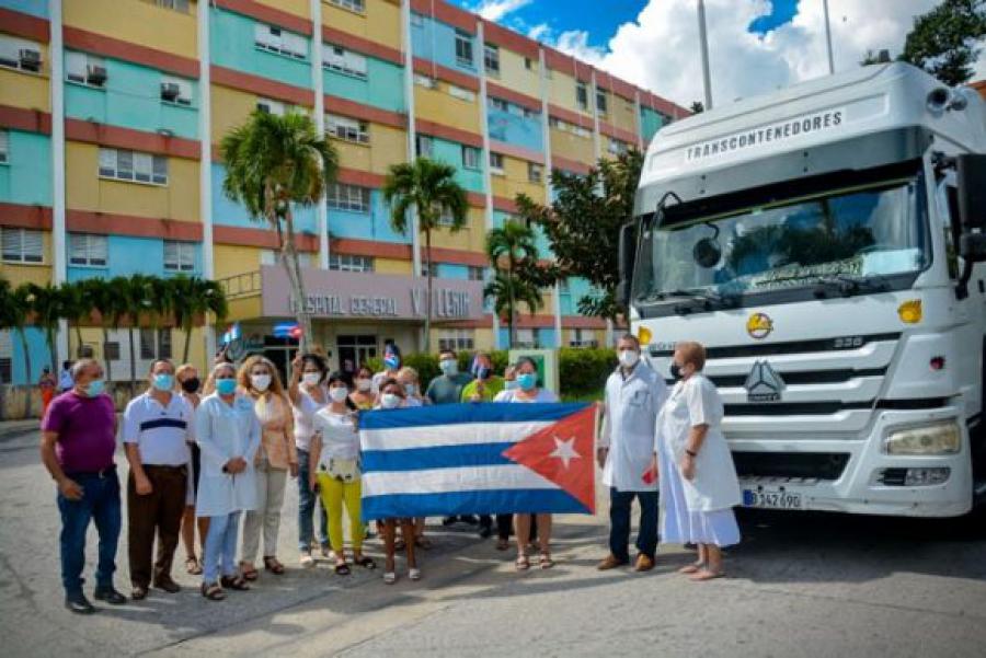 Arriba a Holguín, donativo de insumos médicos a través de la Red de solidaridad Canario-Cubana