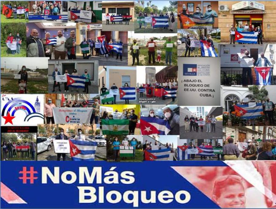 #NoMásBloqueo: Publicadas más de 50 imágenes de apoyo a Cuba y su Revolución desde Andalucía