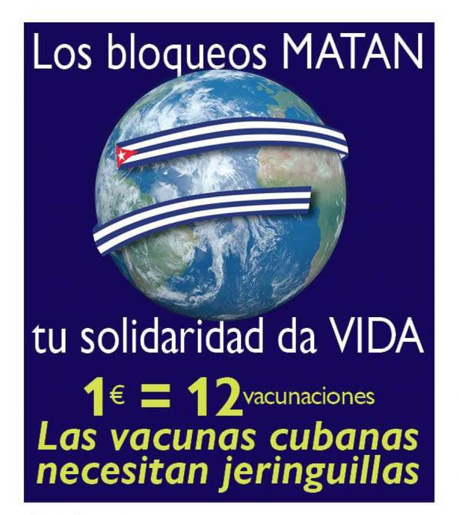 Asociaciones de Solidaridad con Cuba en Andalucía se suman a Campaña Internacional: "Los Bloqueos matan, tu solidaridad da Vida"