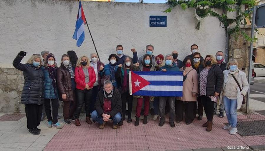 “Honrar, honra” así se rinde tributo al Héroe nacional de Cuba en la calle que lleva su nombre en Málaga