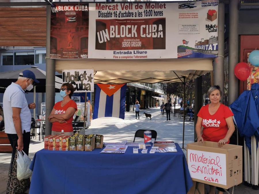 Realizan campaña solidaria con Cuba desde Mollet del Vallés
