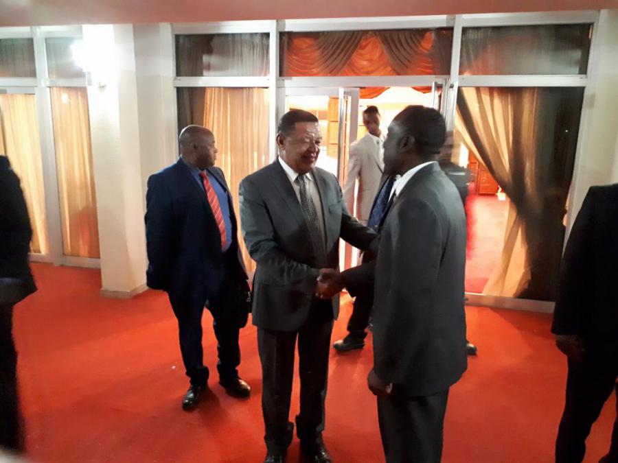 DESPEDIDA A PRESIDENTE ETIOPE EN VISITA A CUBA