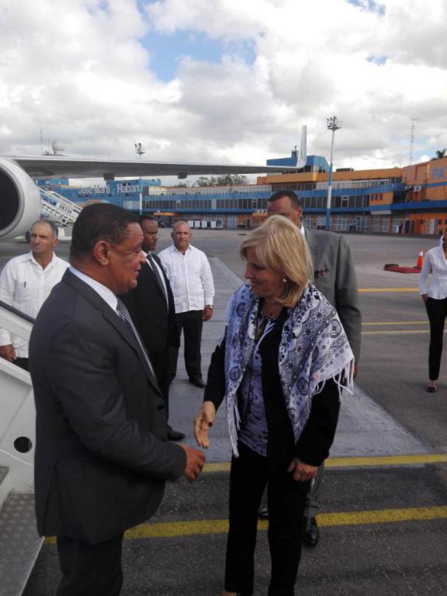 PRESIDENT OF ETHIOPIA IN CUBA