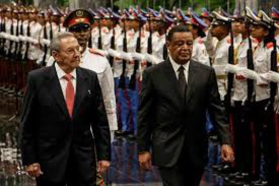 RAUL WELCOMED THE PRESIDENT OF ETHIOPIA PRESIDENT OF ETHIOPIA WELCOMED IN CUBA