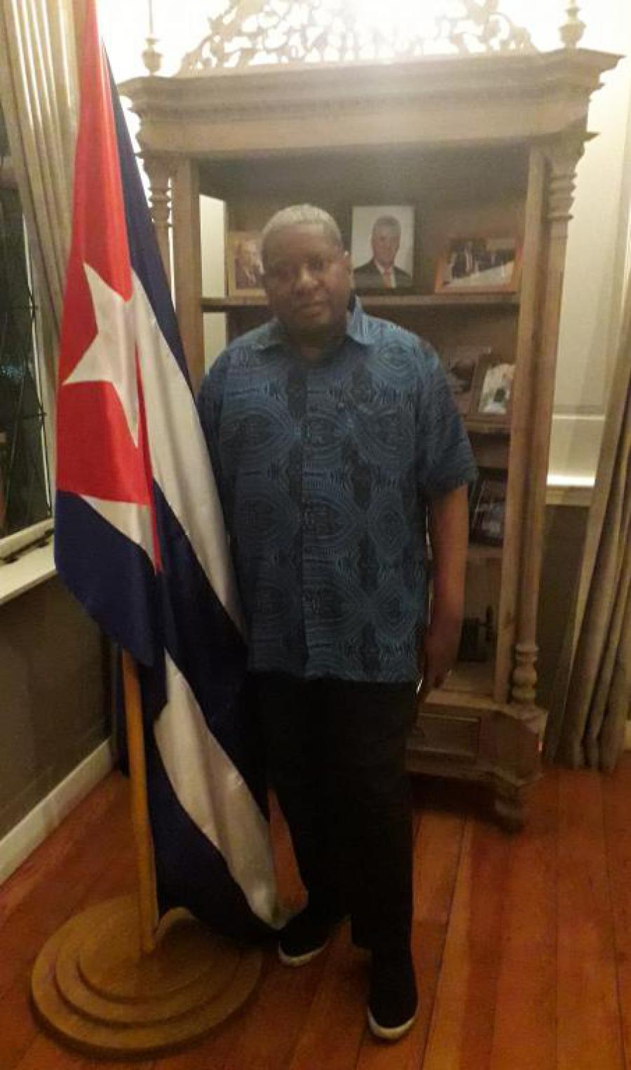 Jefe de Gabinete Adjunto del Presidente de la Asamblea General de Naciones Unidas intercambia con Embajador de Cuba en Fiji