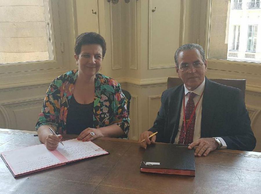Titulares de Educación Superior de Cuba y Francia sostienen encuentro en París.