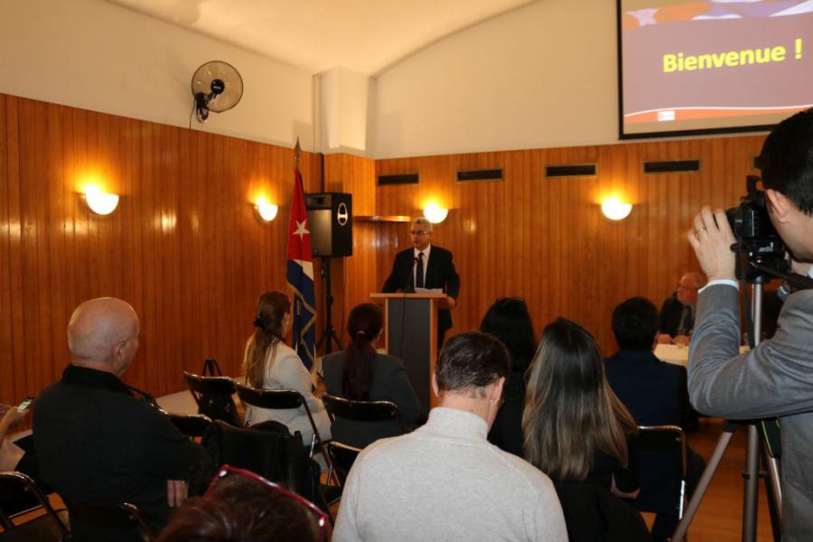 Conférence de presse sur la récupération de l'infrastructure touristique de Cuba. Conférence de presse sur la récupération de l'infrastructure touristique de Cuba.