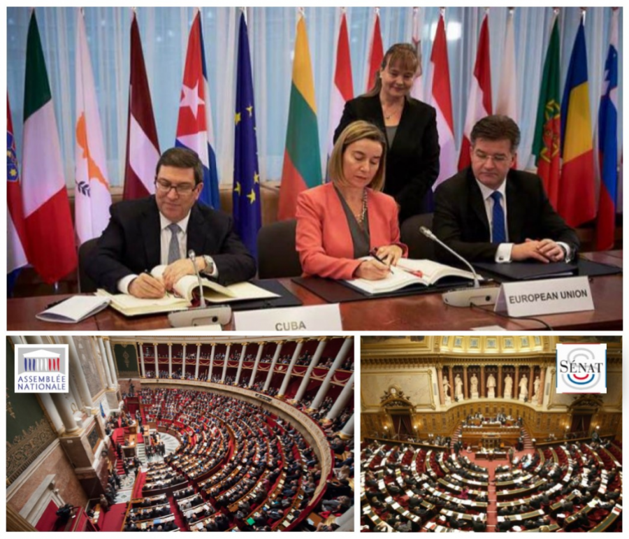 Rafitica Francia el Acuerdo de Diálogo Político y Cooperación entre Cuba y la Unión Europea.