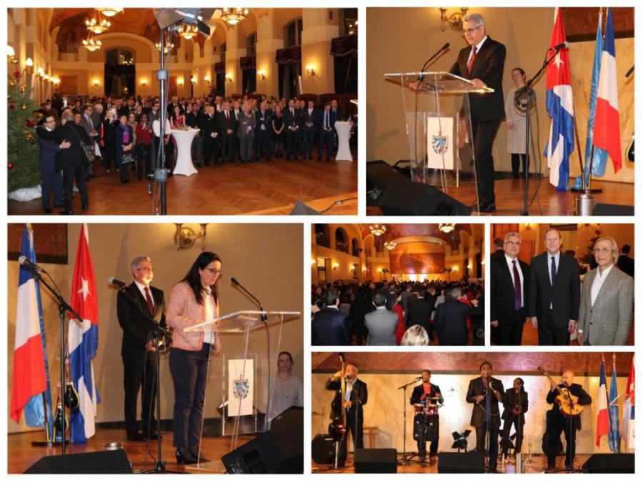 Celebran en París el 60 aniversario del triunfo de la Revolución cubana. Celebran en París el 60 aniversario del triunfo de la Revolución cubana.