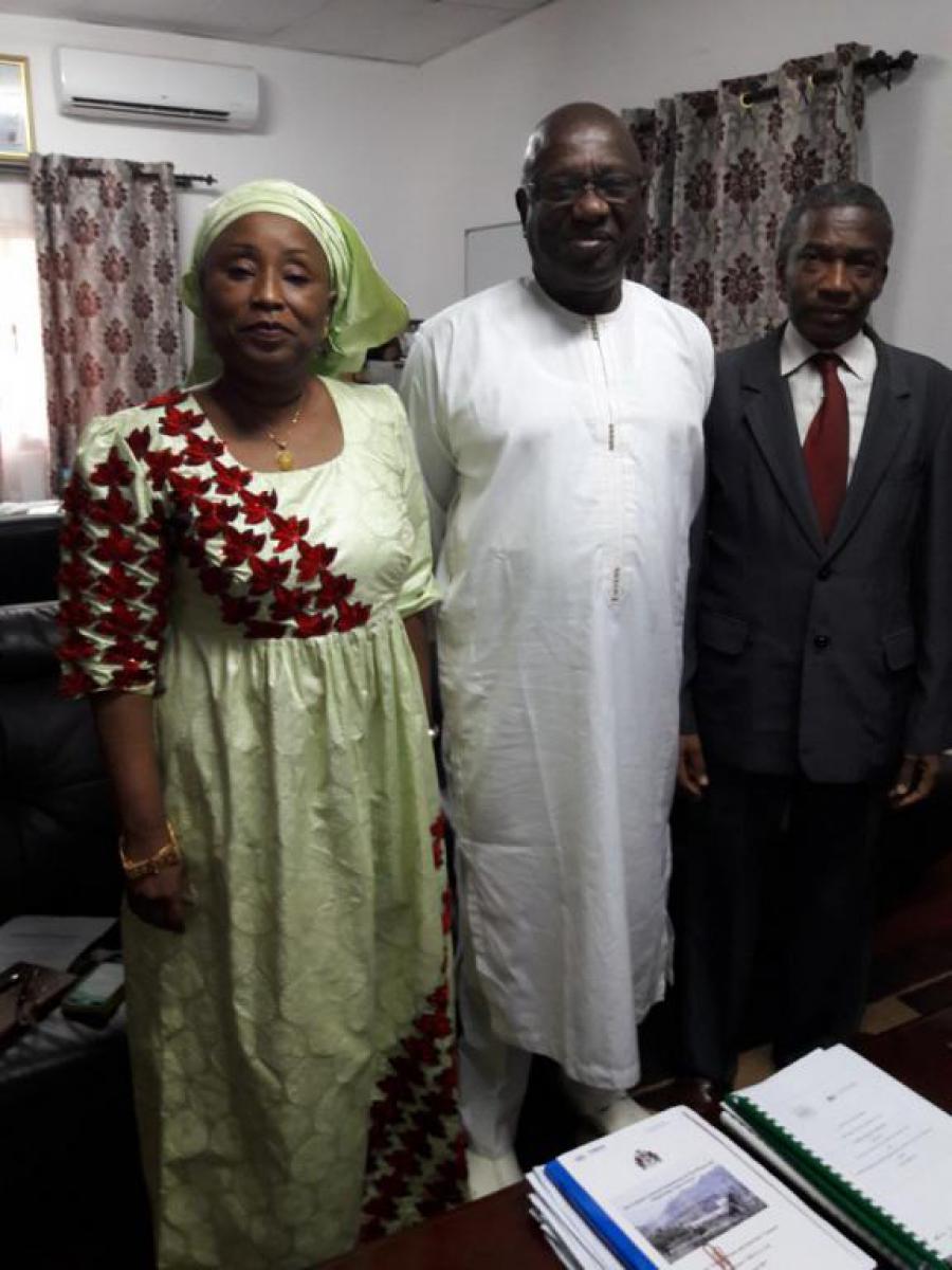 Cuban Ambassador met Gambian minister of transport, Works and Infraestructura