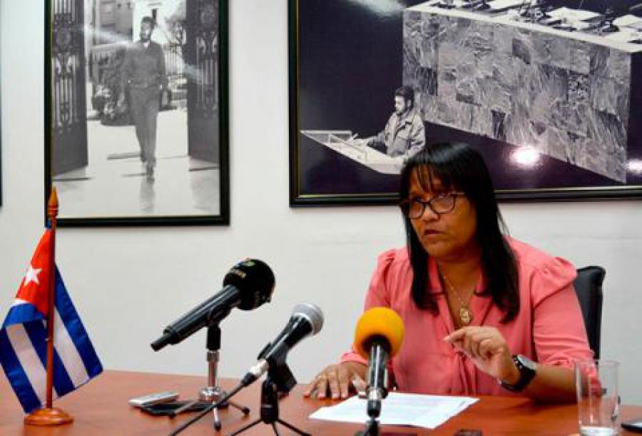 DECLARACION DE LA VICEMINISTRA DE RELACIONES EXTERIORES DE CUBA ANAYANSI RODRÍGUEZ CAMEJO SOBRE AGRESIÓN DE ESTADOS UNIDOS EN IRAK