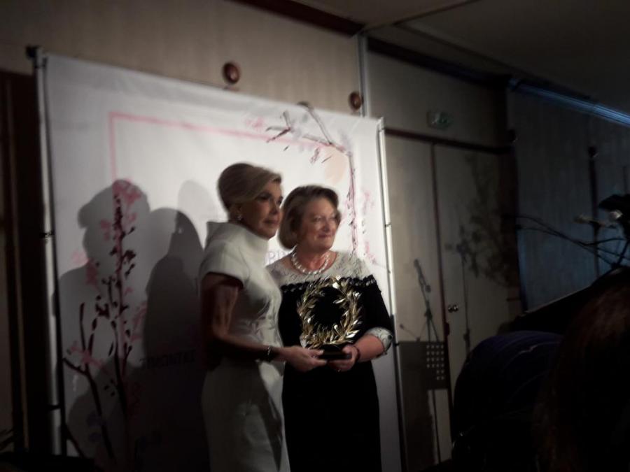 Celebran Dia Internacional de la Mujer en la Fundación Marianna Vardinogiannis con esposa Presidente de Grecia y cuerpo diplomático