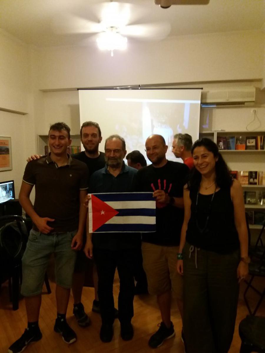 Brigadistas griegos que fueron al primero de mayo en Cuba cuentan sus experiencias.