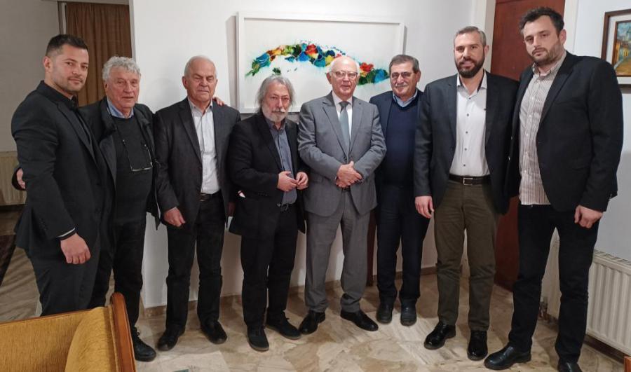 CUBAN AMBASSADOR RECEIVES MAYORS FROM VARIOUS GREECE CITIES AND MUNICIPALITIES